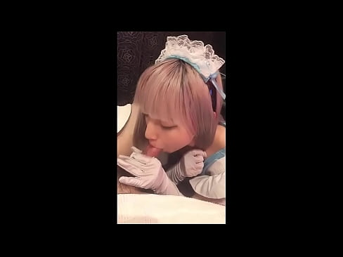 ❤️ Japanese Idol [mayuka], pakaian pembantu rumah Perancis, bahagian 1, blowjob dan jerk dengan losyen ❤️ Lucah berkualiti pada kami ❌❤